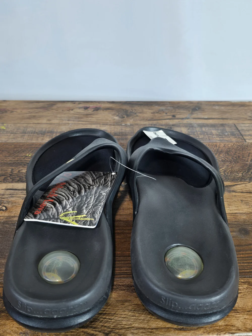 Black Men’s Flip Flop Sandals Classic Comfort Size 13